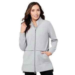 zuda  - Scuba High-Neck Jacket - Gray Size XL